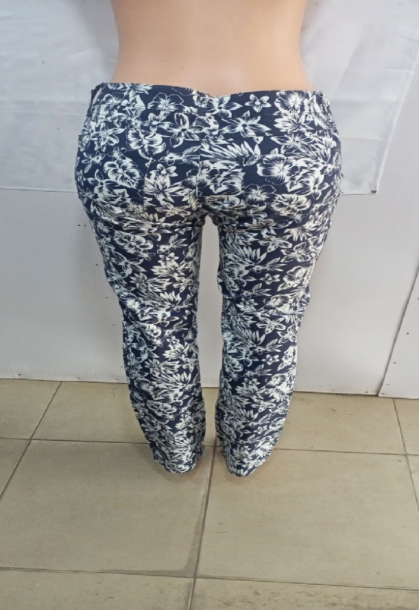 Quality None Washing Turkey Ladies Stock Jeans - Blue/white