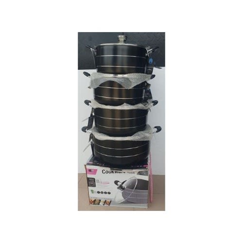 Non Stick Cooking Large Pots - 4 Pieces