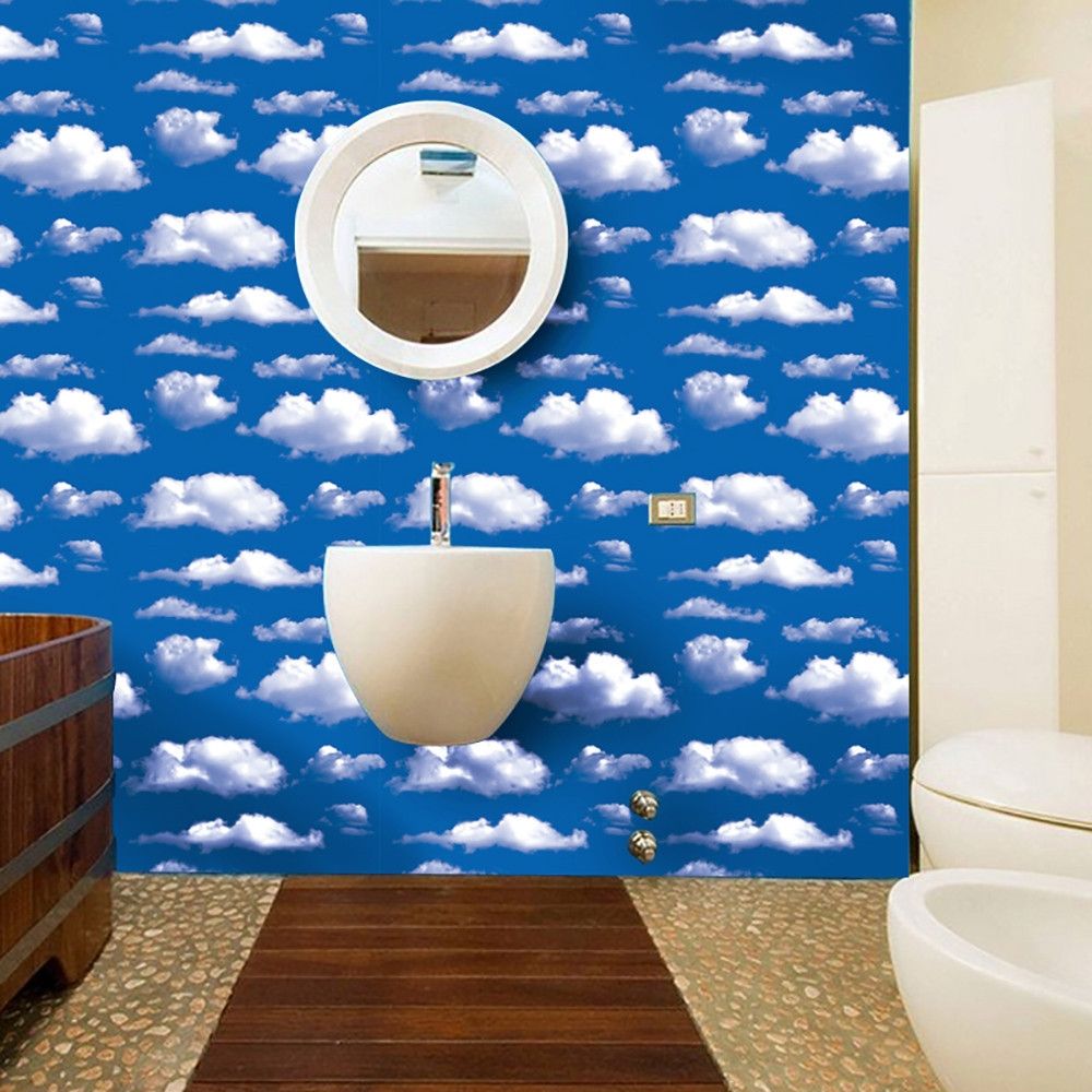 Natural Sky Self-adhesive Wallpaper DIY Wall Sticker Panels Decal Waterproof