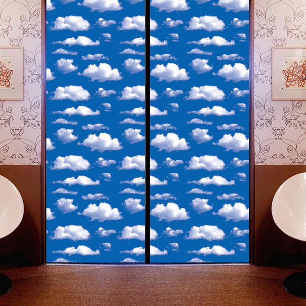 Natural Sky Self-adhesive Wallpaper DIY Wall Sticker Panels Decal Waterproof
