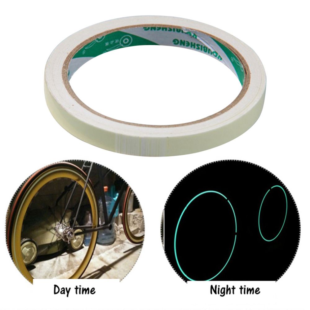 10mmx3m Self-adhesive Green Light Luminous Tape Sticker