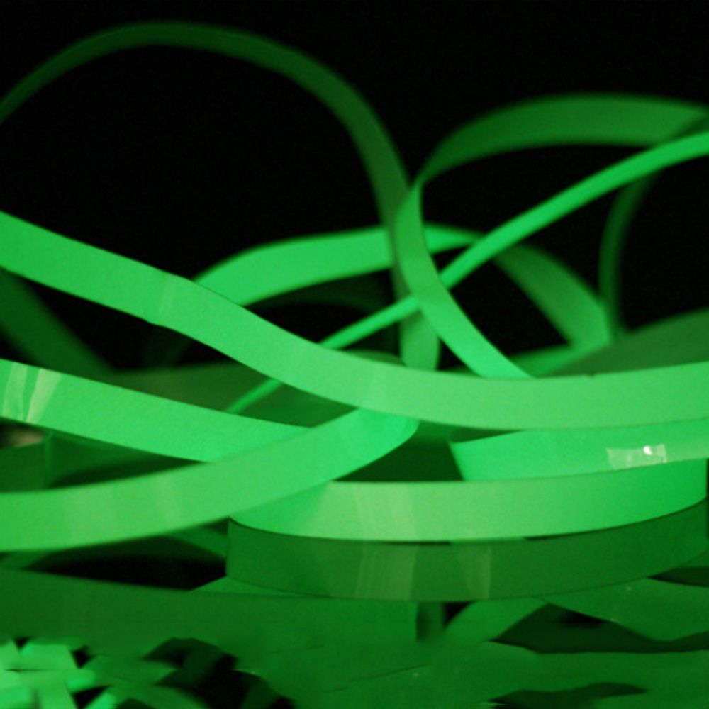 10mmx3m Self-adhesive Green Light Luminous Tape Sticker