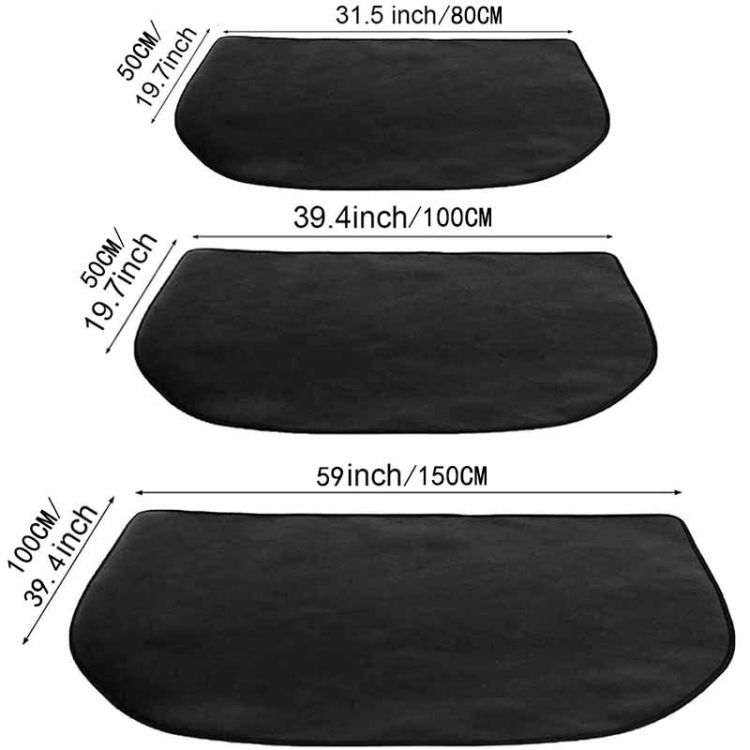 Dust Cover Fireplace Fireproof Mat  100 X 150cm