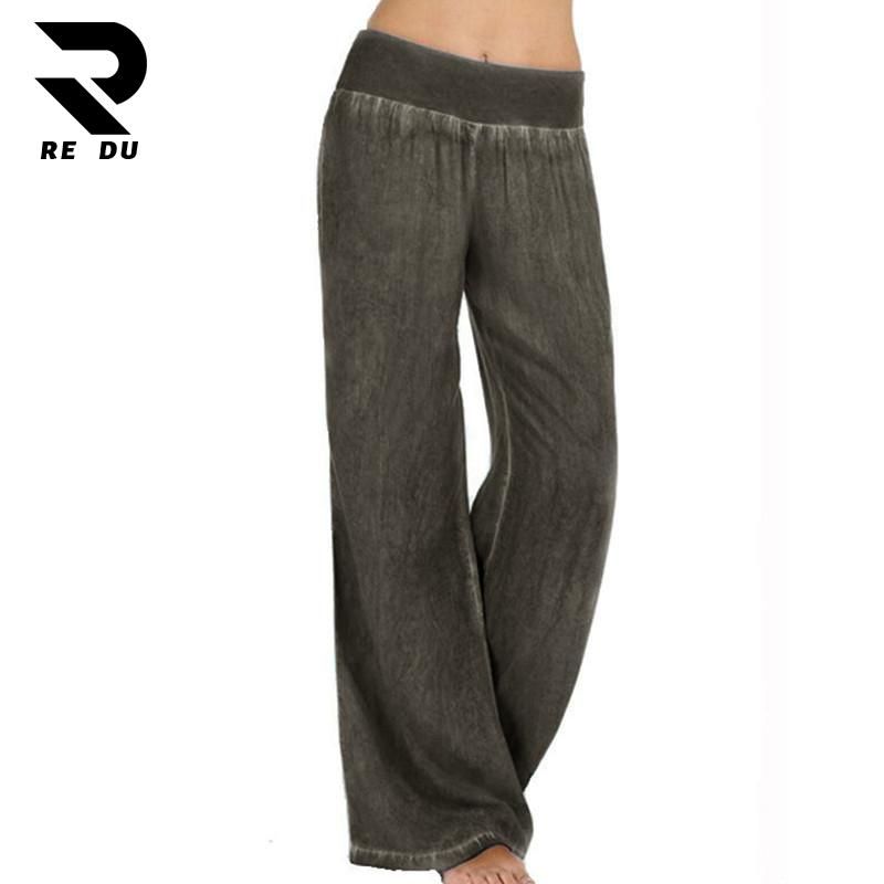 New Arrival - Casual 5Xl Plus Size Wide Leg Pants for Women - Spring Stretchy Straight Denim Pants with Elastic Waist