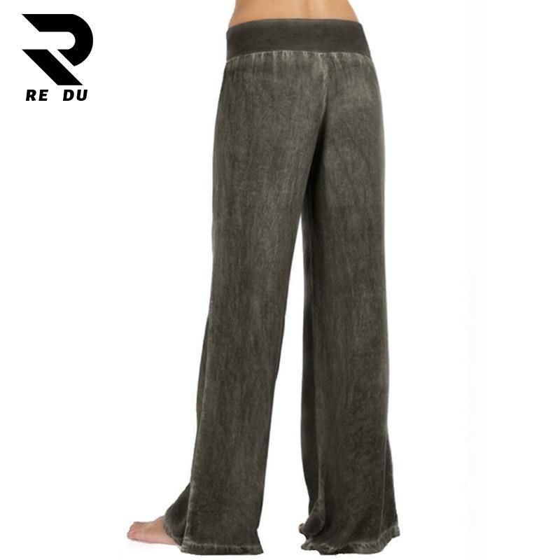 New Arrival - Casual 5Xl Plus Size Wide Leg Pants for Women - Spring Stretchy Straight Denim Pants with Elastic Waist