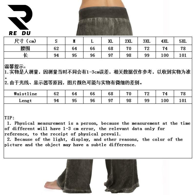 New Arrival - Casual 5Xl Plus Size Wide Leg Pants for Women - Spring Stretchy Straight Denim Pants with Elastic Waist