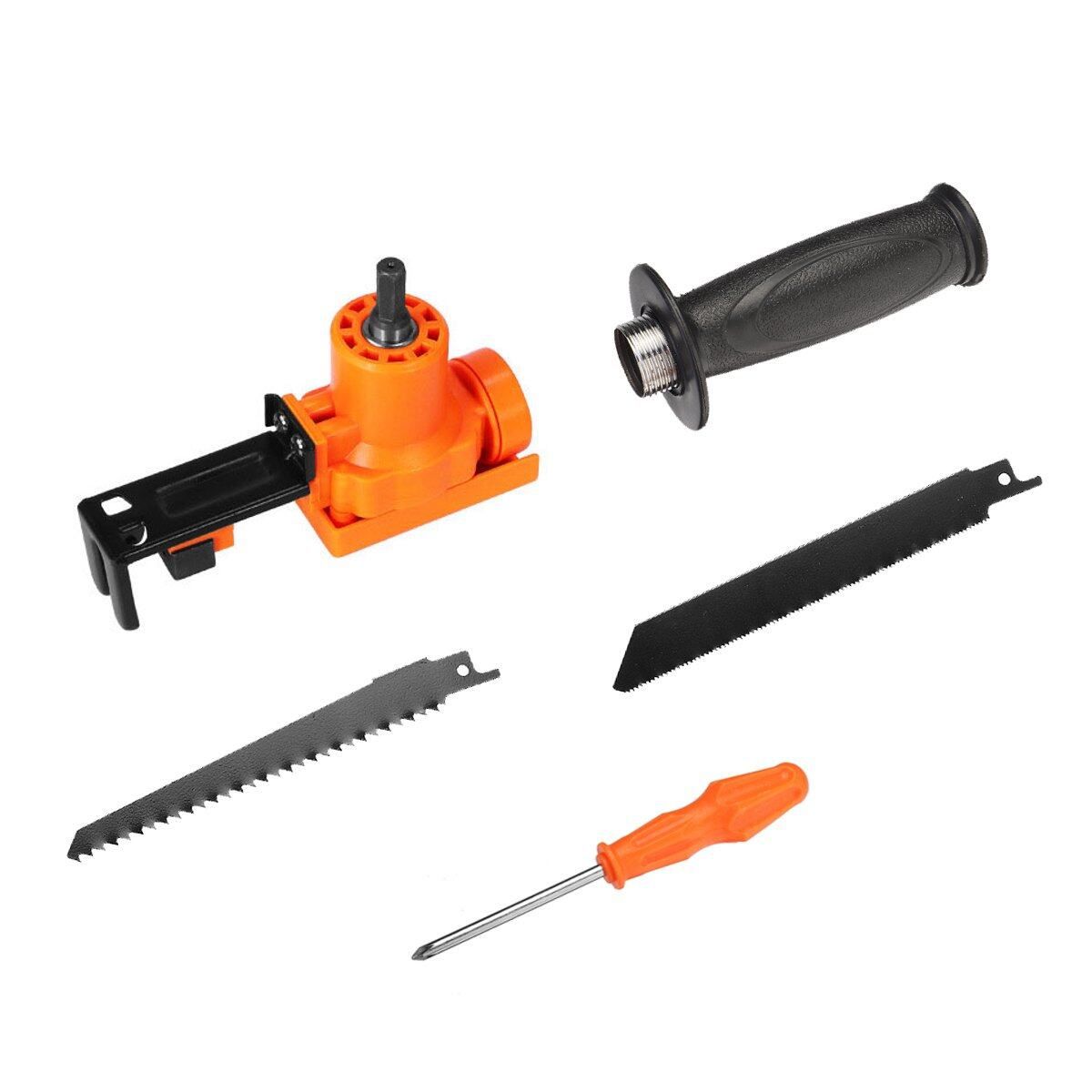 Portable Reciprocating Electric Adapter Metal Wood Tools Rechargeable Drill Attachment 2