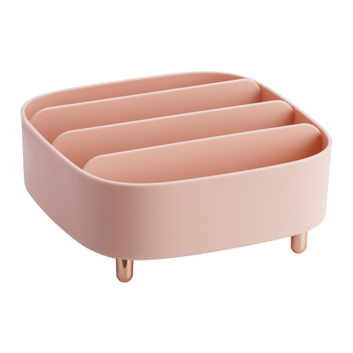 Table  Container Drawer Blush  Storage Holder Pink