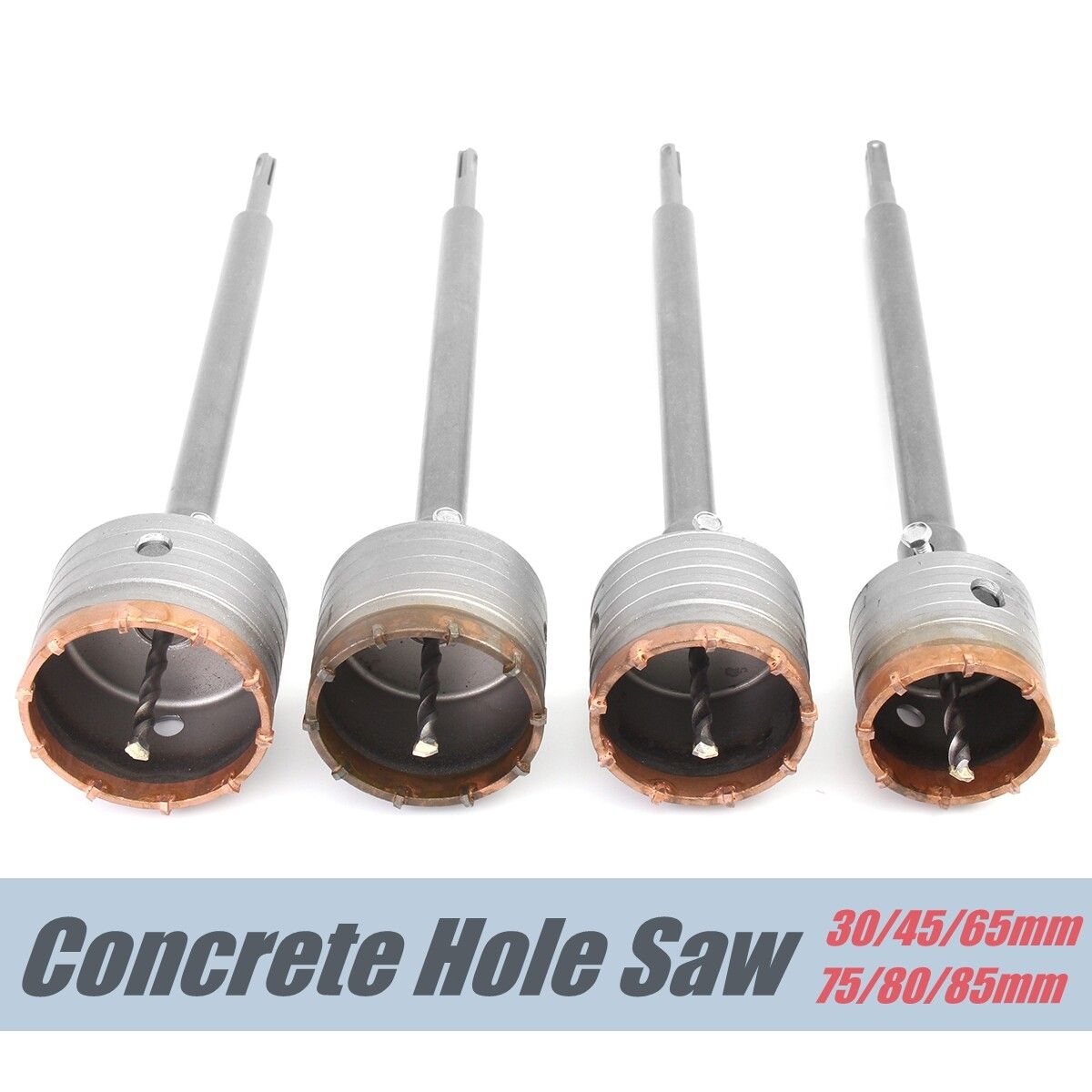 Concrete Wall Opener Air Conditioning Water Pipe Through Hole Drilling Percussion Drill Bit Set 30mm