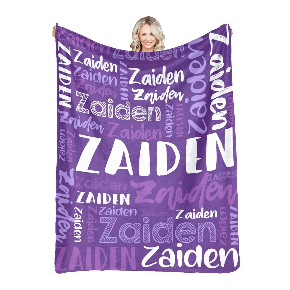 Letter Blanket Soft Gift Throw Blanket