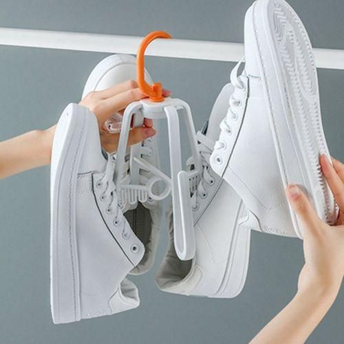 2PCS Windproof Shoe Rack Multifunction Rotatable