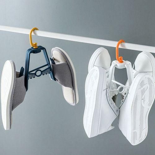 2PCS Windproof Shoe Rack Multifunction Rotatable