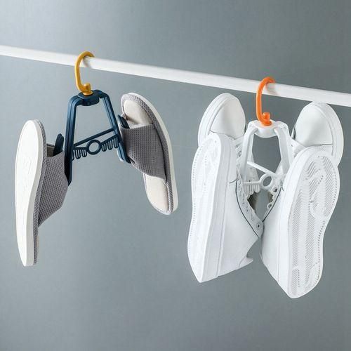 2PCS Windproof Shoe Rack Multifunction Rotatable