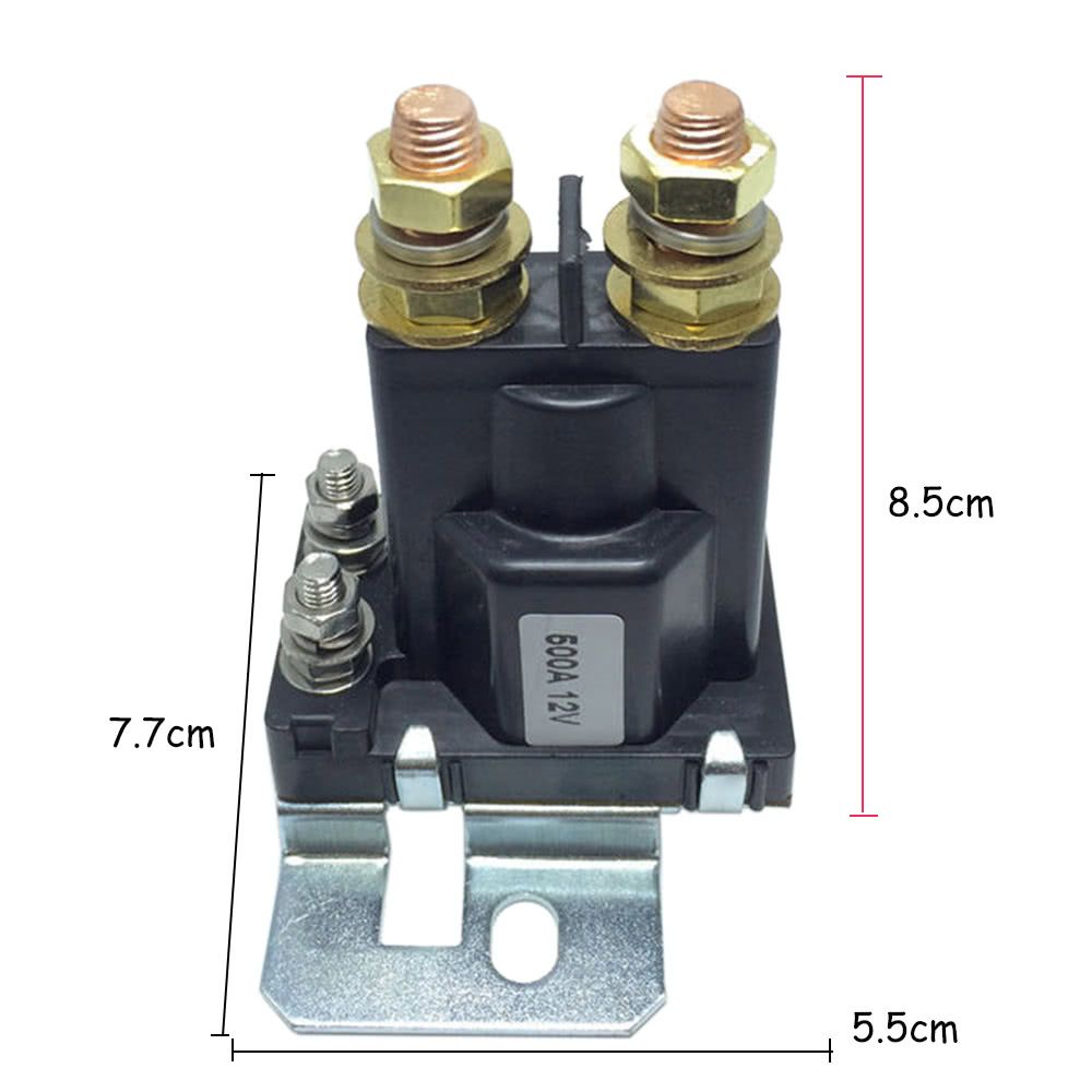 12VDC 500A AMP Heavy Current 4 Pin SPST Car Auto Start Relay