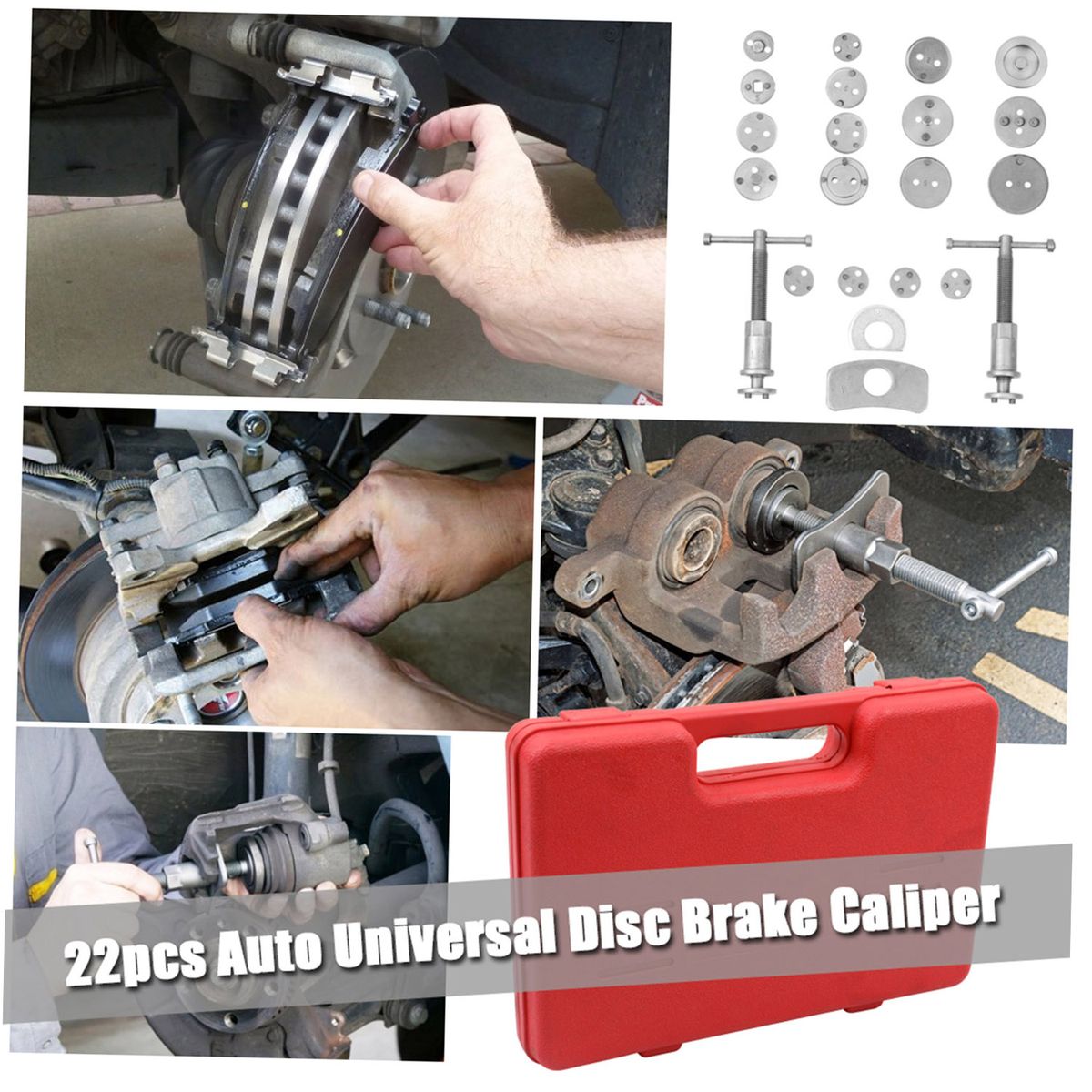 22pcs Auto Universal Disc Brake Caliper Car Wind Back Pad