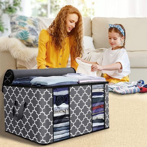 Clothes Storage Bag (3 Pcs/100 Liters) Large Capacity With
