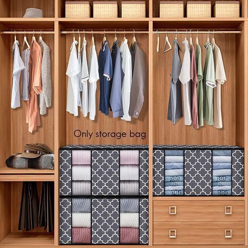 Clothes Storage Bag (3 Pcs/100 Liters) Large Capacity With