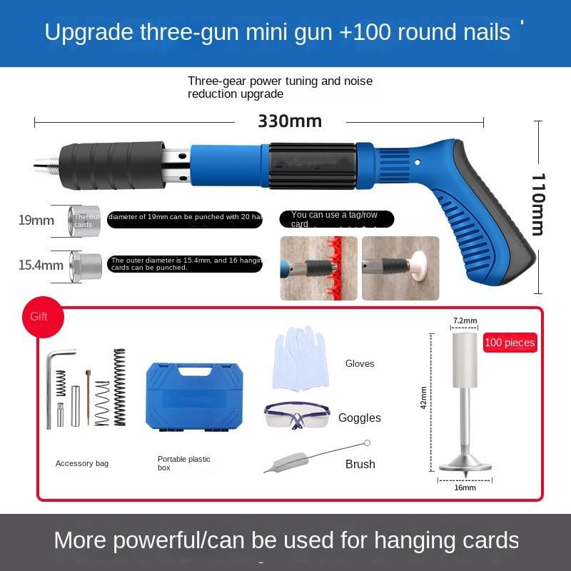 ceiling artifact nail shooting nail shooting special concrete integrated tiles medicine nail