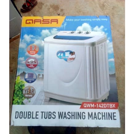 Washing Machine With Double Tub - Wash: 8.2 Kg, Spin: 6 Kg