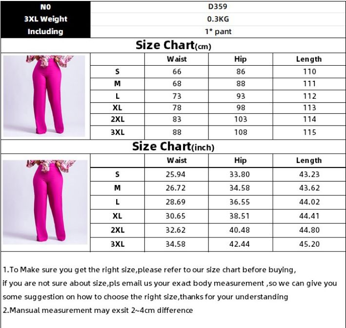 Women Trousers Long Wide Leg Pants Female High Waist Elegant Office Ladies-Yellow