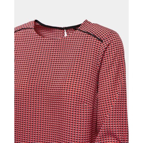Front Yoke Blouse - Red