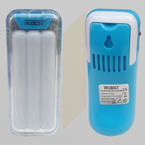 Rechargeable Tube Lantern With Dual Charge Option - Ac & Dc