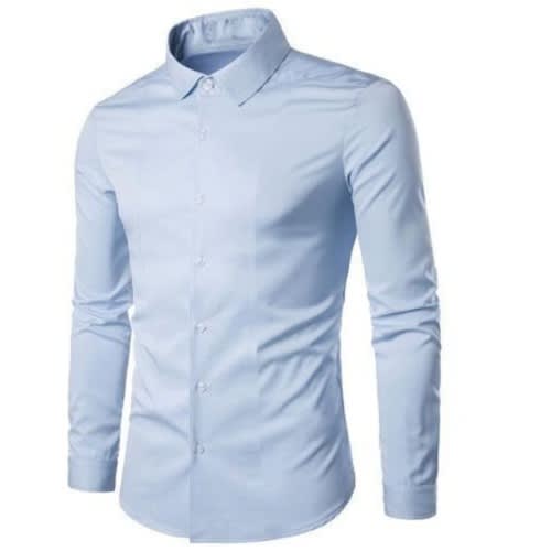 Men's 3in1 Long Sleeve Shirt - White + Blue + Pink