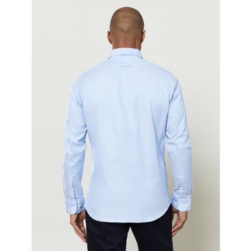 Oxford Selvedge Slim Fit Blue Shirt