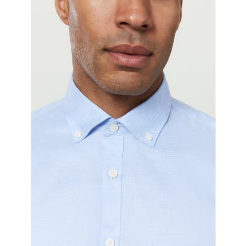 Oxford Selvedge Slim Fit Blue Shirt