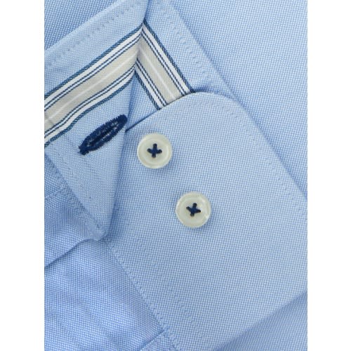 Oxford Selvedge Slim Fit Blue Shirt