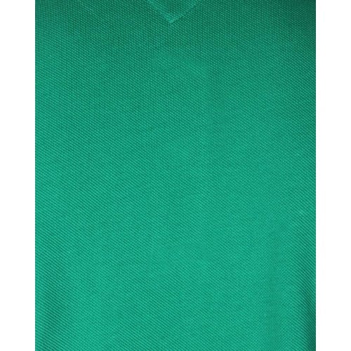 Men's Two-button Plain Mesh Polo Top - Green