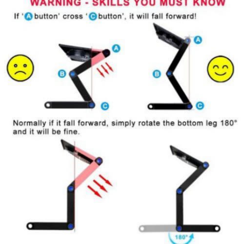 Foldable Laptop Stand With Cooling Fan