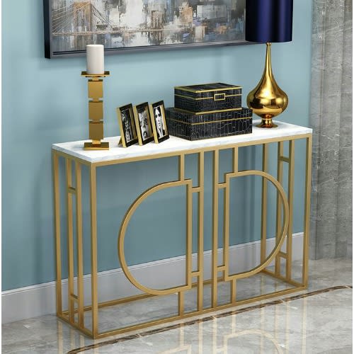 Console Table - Gold