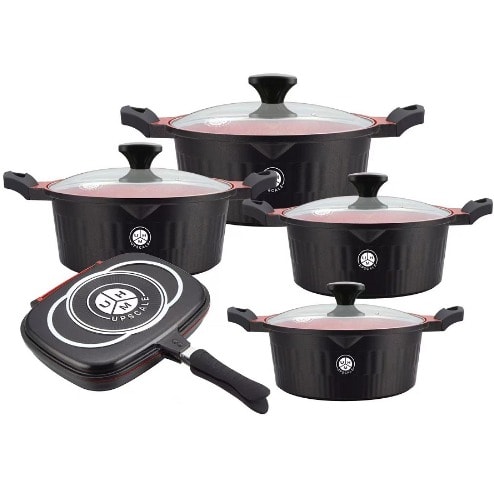 Upscale Die Cast Aluminium Non-Stick Cookware-5 Sets