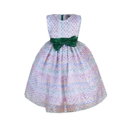 Baby Girls' Organza Dress - Multicolour