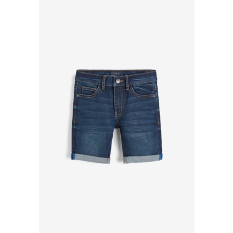 Mid-Blue Denim Shorts