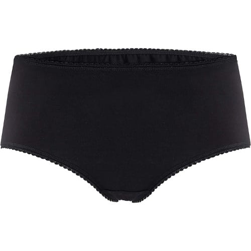 Ladies' Premium Cotton Boyshorts 5pc - Black