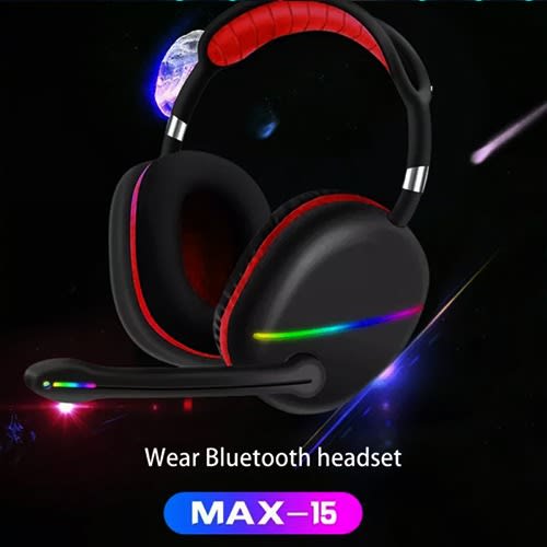 Wireless Gaming Headset- Black