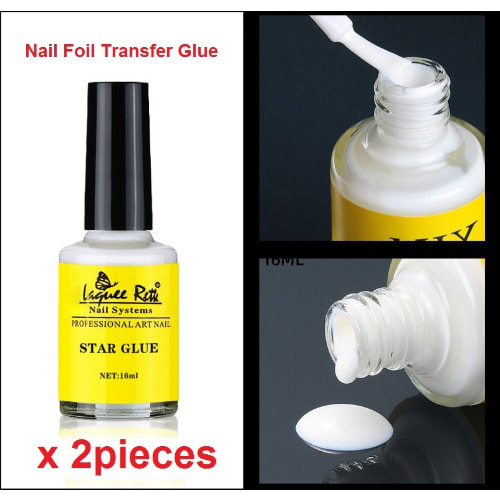 Nail Foil Sticker Glue - 16ml x 2