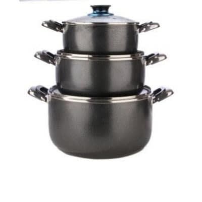 Non-stick Pots - Set Of 3