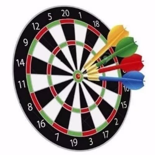 Kids Children Dart Board With Arrow