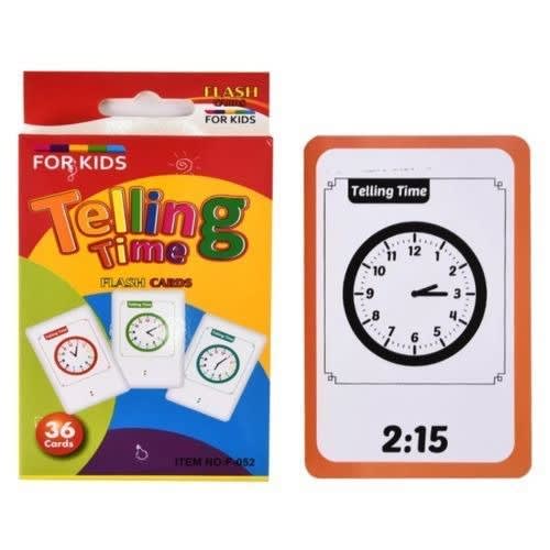 Kids Learning Flash Cards - Tell Time