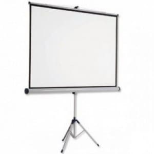 Portable Tripod Projector Screen - 72 x 72