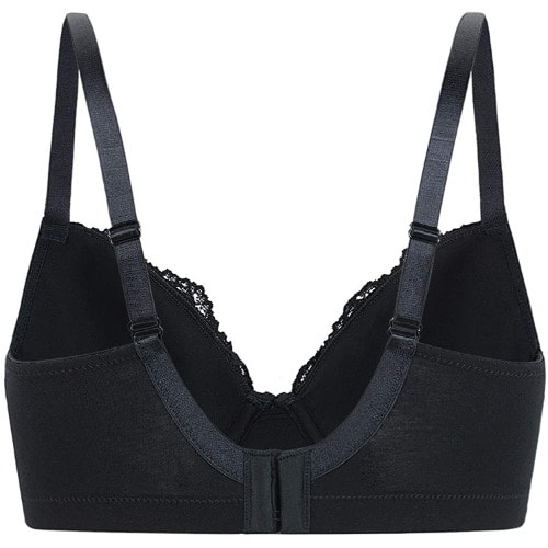 Non-wired Everyday Cotton Bra - Black