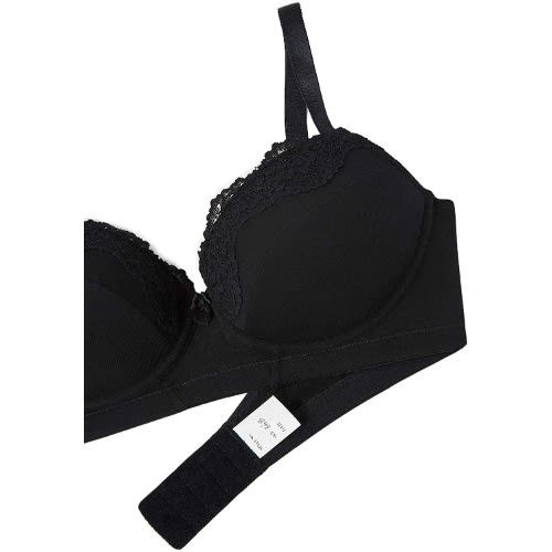 Non-wired Everyday Cotton Bra - Black