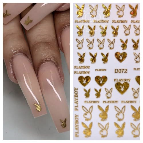 Nails Stickers - 64 pieces