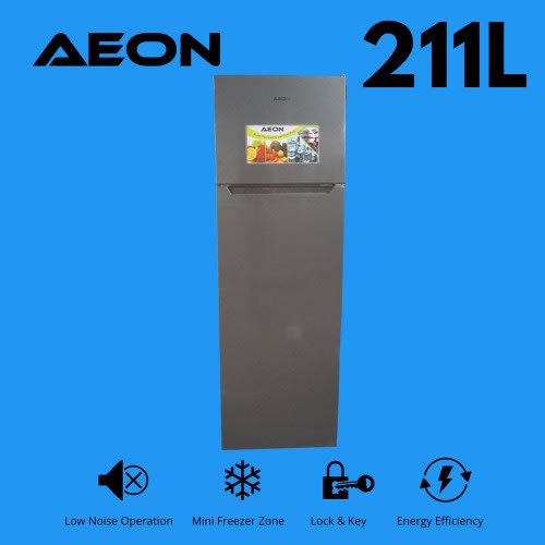 Aeon 211L Double Door Fridge - RT205L