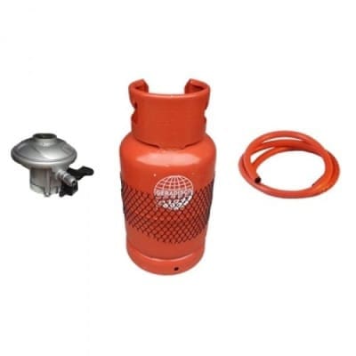Gas Cylinder 12.5KG + Gas Regulator + Gas Hose - 3yards