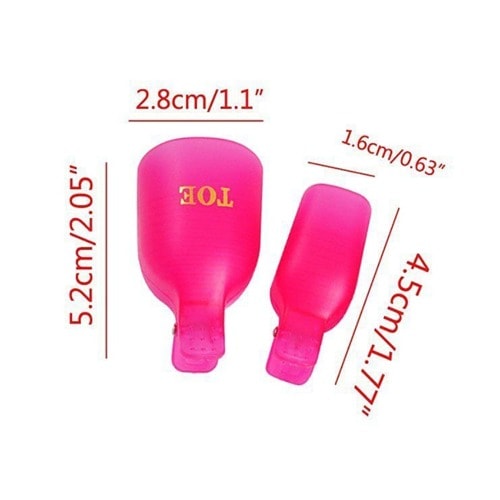 Recyclable Plastic Toe Nail Remover - 5 pieces