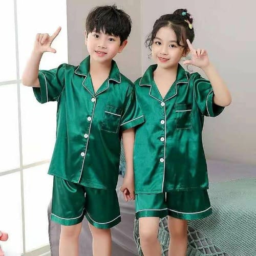 Children Pyjamas Set - Green